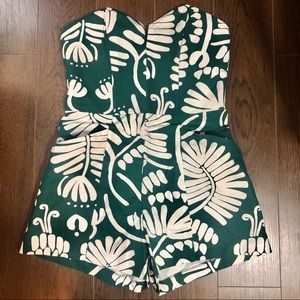 H&M strapless sweetheart-neckline romper
